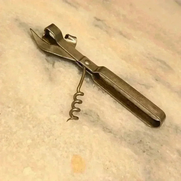 Vintage Rusty Vaughan's 1930s Beer Bottle Can Opener Wine Opener Combo -… - Picture 3 of 11